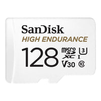 Sandisk High Endurance 128GB Class 3 MicroSDXC Card with Adapter
