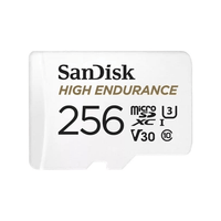 Sandisk High Endurance 256GB Class 10 MicroSDXC Card with Adapter