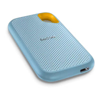 SanDisk Extreme Portable SSD 1050MB/s R, 1000MB/s W, PC, MAC & Smartphone Compatiable, 2TB, 5 Y Warranty, Sky BLUE color, IP 65 resistance and 3-meter drop protection