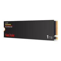 Sandisk Extreme 1TB NVMe SSD - Read Speed up to 5150 MB/s, Write Speed to up 4900 MB/s, PCIe 4.0 x4, nCache 2.0, 600TBW