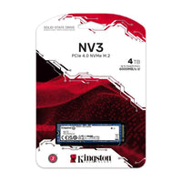 Kingston 4000G NV3 M.2 2280 PCIe 4.0 NVMe SSD