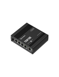 Teltonika Industrial Unmanaged 5 Port PoE+ Ethernet Switch | TSW100