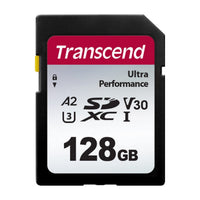 Transcend 340S 128GB SDXC UHS-I U3 V30 A2 SD Card 160/90 MB/s