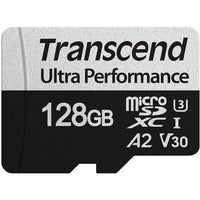 Transcend 340S 128GB microSDXC UHS-I U3 V30 A2 Memory Card