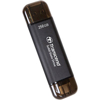 Transcend ESD310C 256GB USB 3.2 Gen 2x2 Portable SSD 1050/950MB/s (Black)