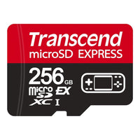 Transcend 256GB microSD Express Card PCIe Gen3 NVMe 900MB/s Nintendo Switch 2 Compatible