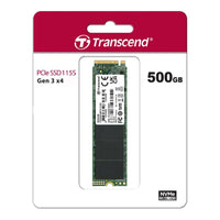 Transcend 115S 500GB M.2 2280 NVMe PCIe 3.0 SSD 3200/2000 MB/s 3D NAND