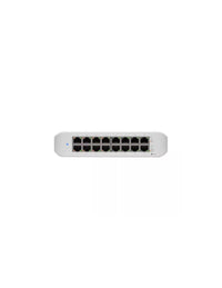 UBIQUITI Lite 16 PoE; (8) GbE PoE+, (8) GbE ports; 45W total PoE availability; Wall mountable.