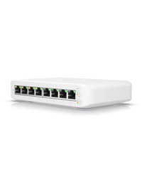 Ubiquiti USW-LITE-8-PoE 8-port Layer 2 PoE switch, 4 x GbE PoE+, 4 x GbE ports, 52W total PoE Power, silent fanless cooling, Wall mountable, Desktop
