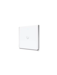 UBIQUITI U6 Enterprise In-Wall, 10 spatial streams, 115 m² (1,250 ft²) coverage, 600+ connected devices, Powered using PoE+/PoE++, (4) GbE ports with (1) PoE output, 2.5 GbE uplink.
