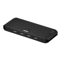 Aten 2x4 USB 2.0 Sharing Switch 2 Computers Share 4 Peripherals 480Mbps Push Button Hot-Pluggable