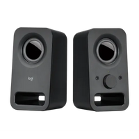 Logitech Z150 Multimedia Stereo Desktop Speakers 6W 3.5mm Jack Black