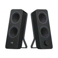 Logitech Z207 Bluetooth Stereo Computer Speakers 10W Bluetooth 4.1 3.5mm Jack Black