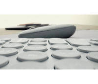 Logitech Pebble Mouse 2 M350s Silent Wireless Optical Mouse 4000 DPI Bluetooth RF White
