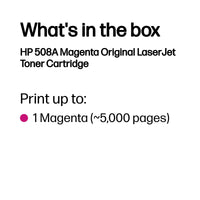 HP 508A Magenta Original LaserJet Toner Cartridge 5 000 pgs
