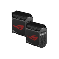 ASUS ROG Rapture GT6 AX10000 Tri-Band Wi-Fi 6 AiMesh Gaming Mesh Router 2-Pack Black