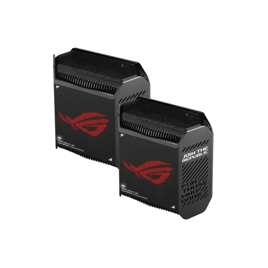 ASUS ROG Rapture GT6 AX10000 Tri-Band Wi-Fi 6 AiMesh Gaming Mesh Router 2-Pack Black