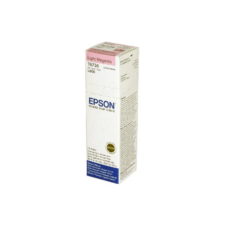 Epson T6736 Light Magenta Dye Ink Bottle 70ml for EcoTank L800 Series