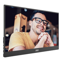 AOC 16T20 15.6-inch Full HD IPS Portable Monitor USB-C Mini-HDMI Smart Cover