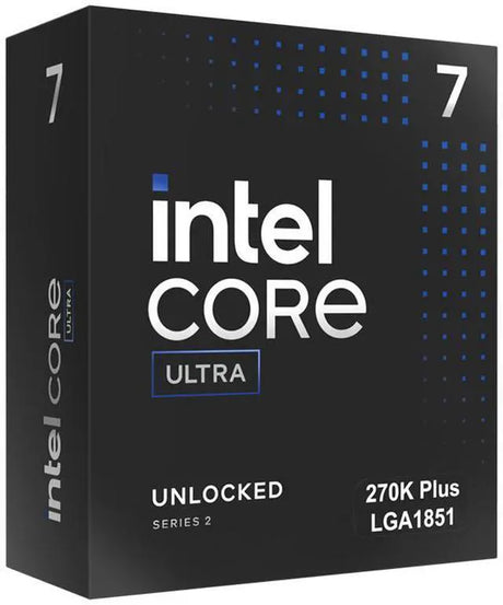 Intel Core Ultra 7 270K Desktop Processor 24 Cores 5.5GHz Boost 30MB Cache 125W LGA1851 NPU AI Boost Arrow Lake