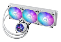 ASUS ROG Strix LC III 360 ARGB LCD White 360mm AIO Liquid CPU Cooler LCD Display 3x120mm Fans AM5 LGA1851 6-Year Warranty