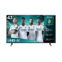 Hisense A6Q 43-inch 4K UHD LED Smart TV Wi-Fi HDR DVB-T2 Black