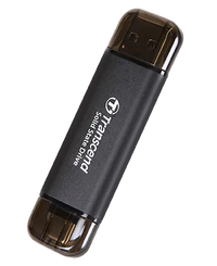 Transcend ESD310C 256GB USB 3.2 Gen 2x2 Portable SSD 1050/950MB/s (Black)