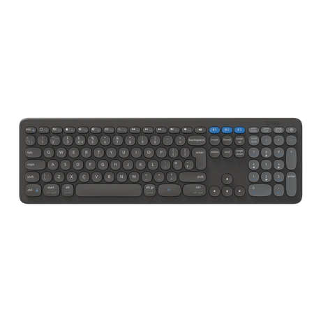 ZAGG Pro Keyboard 17 Full-Size 108-Key Wireless Bluetooth Multi-Device Keyboard Black