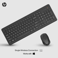 HP 330 Black Wireless Keyboard & Mouse Combo
