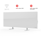 AENO Premium Eco Smart Heater, 700W, Tempered glass, Infrared+convection heating type, Plug type: South Africa (M type), WHITEManufacturer: AENO