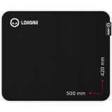Lorgar Legacer 755, Gaming mouse pad, Ultra-gliding surface, Purple anti-slip rubber base, size: 500mm x 420mm x 3mm, weight 0.45kg
