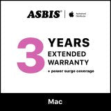 Additional 3-year warranty + power surge coverage for Mac Air13, Mac Air 15