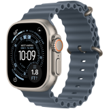 Apple Watch Ultra 3 GPS + Cellular 49mm Natural Titanium Case with Anchor Blue Ocean Band,Model A3281