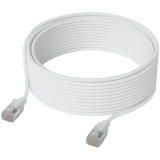 Ubiquiti UniFi UACC-Cable-Patch-EL-C6A-8M-W Premium Patch Cable Ultra-thin braided, designed and optimized for 10 GbE networking, RJ45