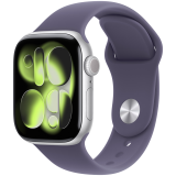 Apple Watch Series 11 GPS 42mm Silver Aluminium Case with Purple Fog Sport Band - S/M,Model A3331
