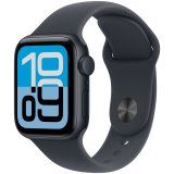 Apple Watch SE 3 GPS 40mm Midnight Aluminium Case with Midnight Sport Band - S/M, Model A3324