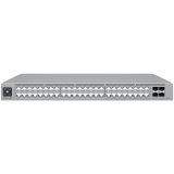Ubiquiti 48-port, Layer 3 Etherlighting switch with 2.5 GbE and PoE++ output, 16x 2.5 GbE ports including (8) PoE+ and (8) PoE++, 32x GbE ports including (24) PoE+ and (8) PoE++, 4x 10G SFP+ ports, DC power backup ready, 720W