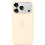 iPhone 17 Pro Silicone Case with MagSafe - Vanilla,Model A3559