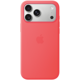 iPhone 17 Pro Max Silicone Case with MagSafe - Bright Guava,Model A3560