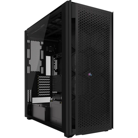 Corsair iCUE LINK 9000D RGB AIRFLOW Super-Tower PC Case Black Tempered Glass 18x 120mm Fan Support 480mm Radiator InfiniRail