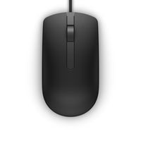 Dell MS116 Black Ambidextrous USB Mouse