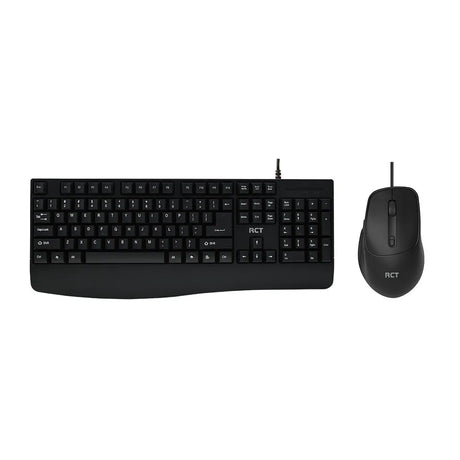 RCT K11 USB Wired Keyboard and GM-193U Optical Mouse Combo Black