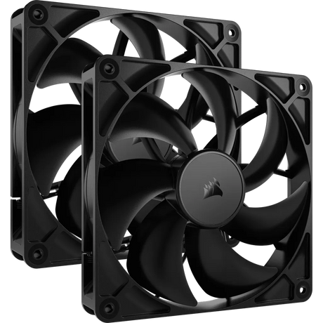 Corsair RS140 140mm PWM Case Fans 2-Pack 330-1700 RPM 95.5 CFM (Black)