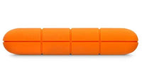 LaCie Rugged Mini 4TB USB 3.2 Gen 1 Portable External HDD Shock and Water Resistant Orange