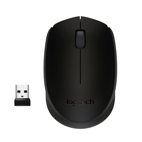 Logitech M171 Wireless Mouse Nano USB Receiver Optical 10m Range Black