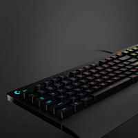Logitech G213 Prodigy Full-Size Gaming Keyboard RGB LED Wrist Rest USB Wired Black