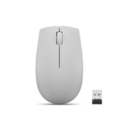 Lenovo 300 Wireless Compact Mouse (Arctic Grey) with battery