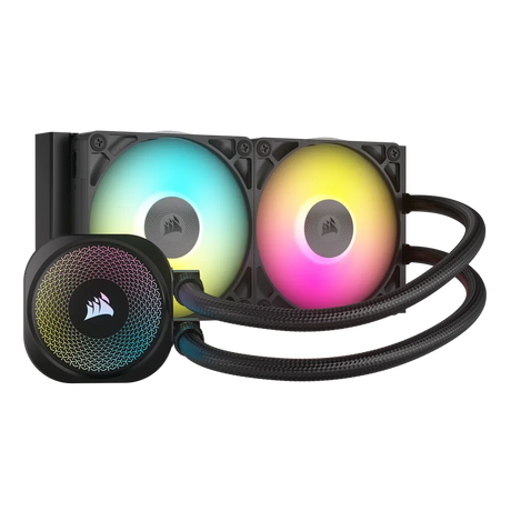 Corsair iCUE LINK TITAN RX RGB 240mm Liquid CPU Cooler Dual 120mm Fans Black
