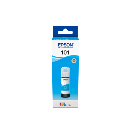 Epson 101 Cyan EcoTank Ink Bottle 70ml Pigment-Based