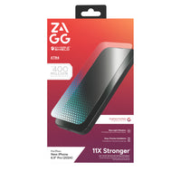 ZAGG InvisibleShield Glass XTR4 Privacy Screen Protector for iPhone 16 Pro Max